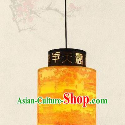 Traditional Chinese New Year Palace Lantern Handmade Painted Hanging Lanterns Ancient Lamp