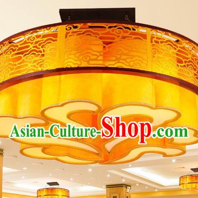 Traditional Chinese Palace Lantern Handmade Iron Ceiling Lanterns Ancient Lamp