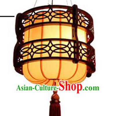 Traditional Chinese Parchment Palace Lantern Handmade Pumpkin Ceiling Lanterns Ancient Lamp