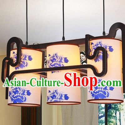 Top Grade Handmade Painting Peony Palace Lanterns Traditional Chinese Lantern Ancient Ceiling Lanterns