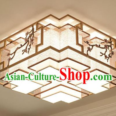 China Handmade Ceiling Lanterns Traditional Chinese Embroidered Four-Lights Palace Lantern Ancient Lanterns
