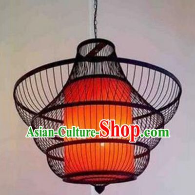 Top Grade Handmade Lanterns Traditional Chinese Iron Palace Lantern Ancient Ceiling Lanterns