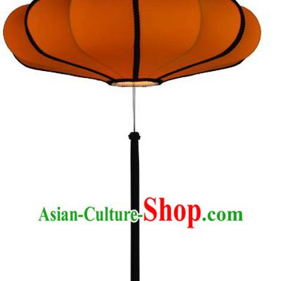Top Grade Handmade Orange Lanterns Traditional Chinese Palace Lantern Ancient Ceiling Lanterns
