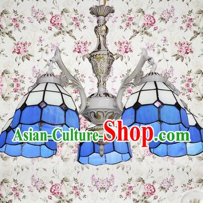 Top Grade Handmade Hanging Lanterns Traditional Chinese Five-Lights Palace Lantern Ancient Ceiling Lanterns