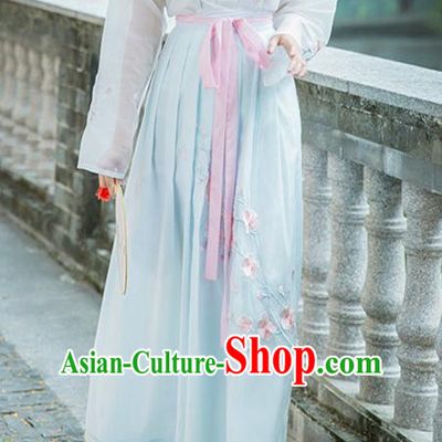 Ancient Chinese Song Dynasty Nobility Lady Princess Embroidered Costume for Women
