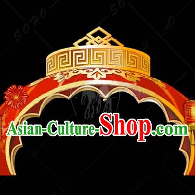 Handmade China Spring Festival Lights Archway Arrangement Lamplight Decorations Stage Display Lanterns
