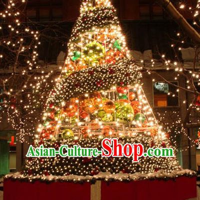 Traditional Handmade Shiny Christmas Tree Lights Lamplight Decorations LED Lamp Lanterns Bulb