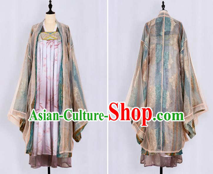 Traditional Chinese Ancient Costume China Wedding Dress Ancient Jin Dynasty Hanfu Princess Clothing Traditional Chinese Ancient Costume China Wedding Dress Ancient Jin Dynasty Hanfu Princess Clothing