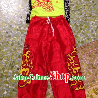Chinese Traditional Professional Lion Dance Costumes for Men