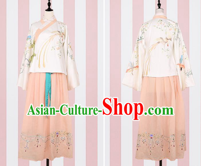Traditional Chinese Ancient Costume China Wedding Dress Ancient Jin Dynasty Hanfu Princess Clothing Traditional Chinese Ancient Costume China Wedding Dress Ancient Jin Dynasty Hanfu Princess Clothing