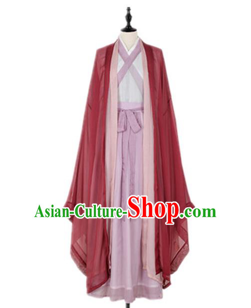 Traditional Chinese Ancient Costume China Wedding Dress Ancient Jin Dynasty Hanfu Princess Clothing Traditional Chinese Ancient Costume China Wedding Dress Ancient Jin Dynasty Hanfu Princess Clothing