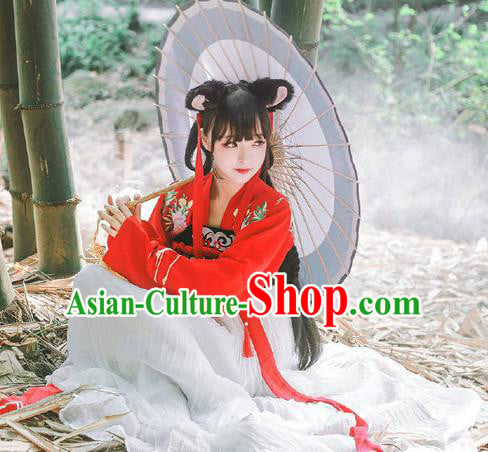 Traditional Chinese Ancient Costume China Wedding Dress Ancient Jin Dynasty Hanfu Princess Clothing Traditional Chinese Ancient Costume China Wedding Dress Ancient Jin Dynasty Hanfu Princess Clothing