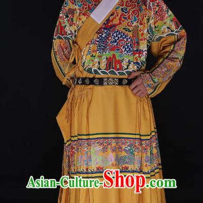 Chinese Ancient Swordsman Embroidered Kylin Robe Ming Dynasty Imperial Guards Costumes for Men