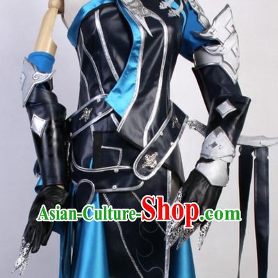 Asian Sexy Future Warrior Anime Costumes Superhero Female Beauty Costume Complete Set