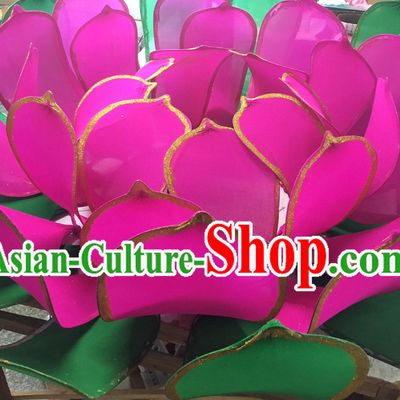 Handmade Stage Pond Giant 3 Meters Lotus Flower Props Arts