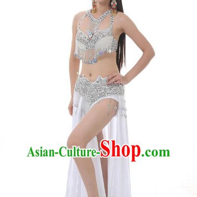 Indian Traditional Costume Tassel Dress Oriental Dance Belly Dance Stage Performance Clothing for Women