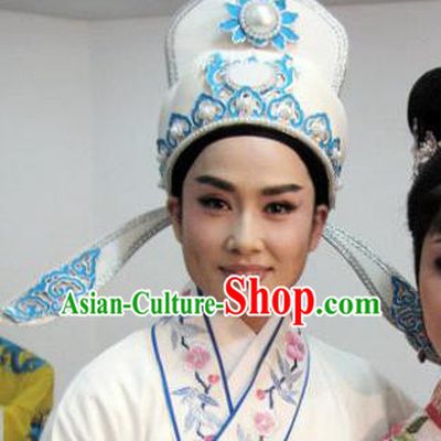 Traditional Chinese Beijing Opera Young Men Hats Peking Opera Niche Headwear