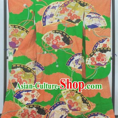Japan Traditional Costume Colorful Yukata Dress Japanese Furisode Kimono for Women
