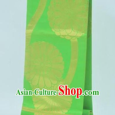 Traditional Japanese Kimono Green Belts Kimonos Yukata Waistband for Women