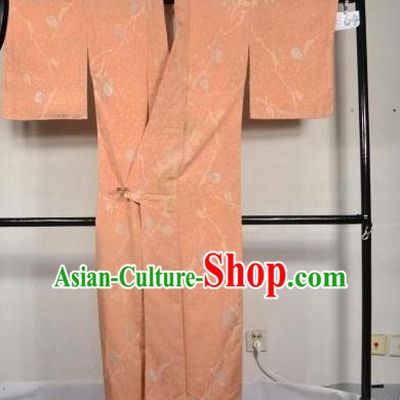 Japan Traditional Kimonos Costume Pink Yukata Dress Japanese Furisode Kimono for Women