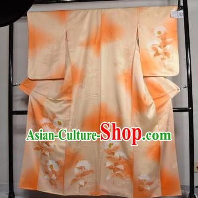 Japan Traditional Kimonos Costume Yukata Dress Japanese Furisode Kimono for Women