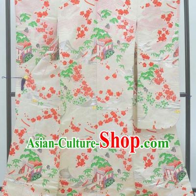 Japan Traditional Wedding Costume Geisha Yukata Dress Japanese Furisode Kimono for Women