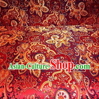 Chinese Traditional Fabric Palace Pattern Design Brocade Chinese Fabric Asian Material