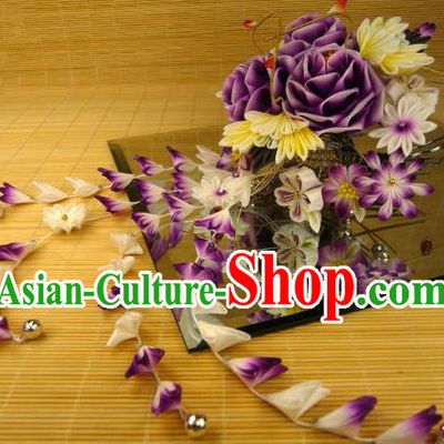 Traditional Japanese Hair Accessories Kimono Hairpins for Women