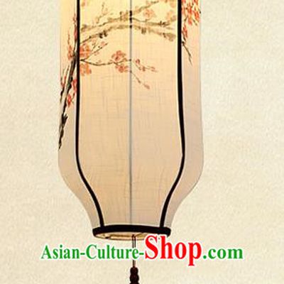 Traditional Chinese Lantern Handmade Painting Plum Blossom Lanterns Festival Lamps