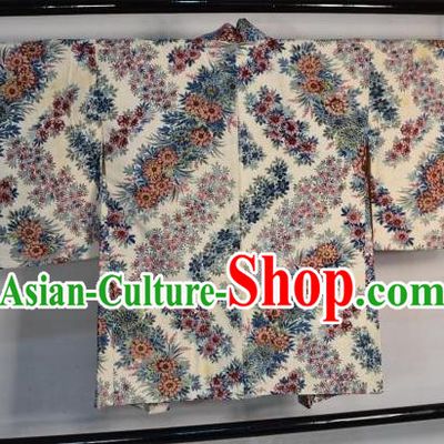 Japanese Traditional Yukata Printing Shirts Japan Samurai Haori Kimonos Clothing for Men