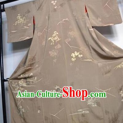 Japanese Traditional Coffee Yukata Japan Samurai Haori Kimonos Robe Clothing for Men