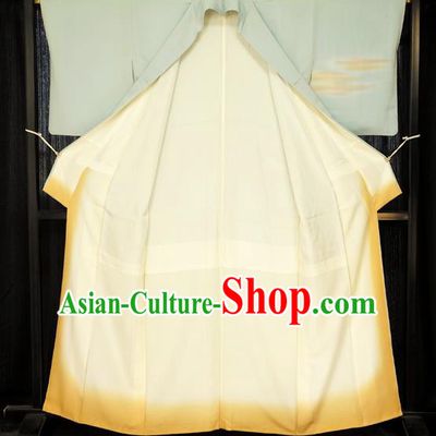 Japanese Traditional Kimono Male Costume Green Yukata Robe Japan Samurai Haori Apparel Clothing for Men