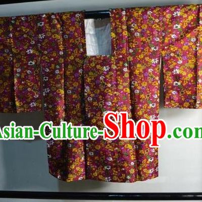 Japanese Traditional Kimono Male Costume Yukata Shirts Japan Samurai Haori Apparel Clothing for Men