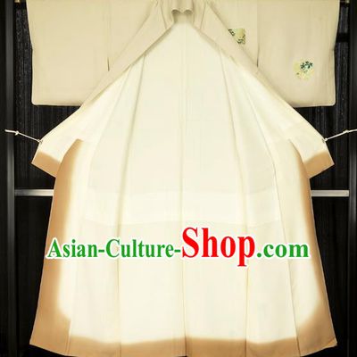 Traditional Japan Palace Costume Pink Dress Furisode Kimono Japanese Yukata for Women