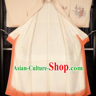 Traditional Japan Palace Pink Furisode Kimono Costume Japanese Yukata Dress for Women