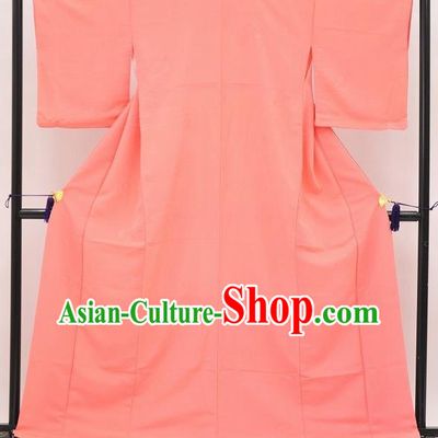 Japan Palace Lady Pink Furisode Kimono Costume Traditional Japanese Yukata Dress for Women