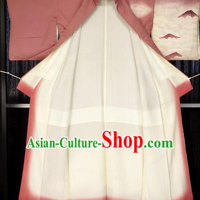 Asian Japan Palace Furisode Kimono Costume Traditional Japanese Yukata Dress for Women