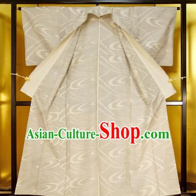Japan Traditional Furisode Kimonos Costume Japanese White Yukata Dress for Women