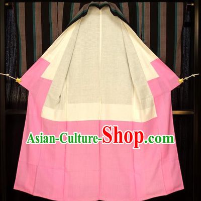 Japanese Traditional Brown Yukata Robe Japan Samurai Haori Kimono Clothing for Men