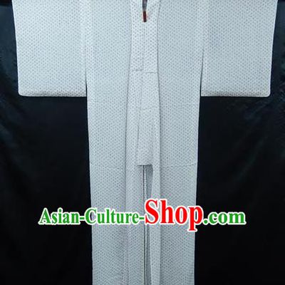 Japanese Traditional White Yukata Robe Japan Samurai Haori Apparel Kimono Clothing for Men
