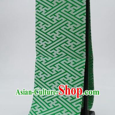Traditional Japanese Kimono Wedding Green Brocade Belts Kimonos Yukata Waistband for Women