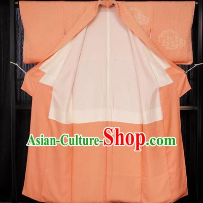 Traditional Japan Iromuji Costume Vintage Furisode Kimono Japanese Yukata Dress for Women