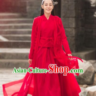 Chinese Ancient Female Knight-Errant Costume Theatre Performances Swordswoman Hanfu Clothing for Women