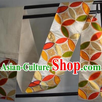 Traditional Japanese Kimono Belts Kimonos Yukata Brocade Waistband for Women