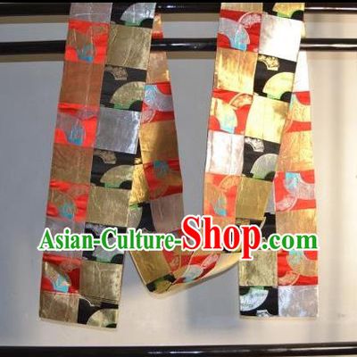 Traditional Japanese Kimono Belts Kimonos Yukata Brocade Waistband for Women