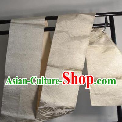 Traditional Japanese Wedding Kimono White Belts Kimonos Yukata Brocade Waistband for Women
