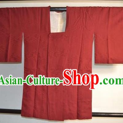 Japanese Traditional Hakama Kimono Japan Red Haori Shirts Apparel Yukata Costume for Men