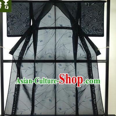 Japanese Traditional Gauze Hakama Kimono Japan Haori Apparel Yukata Costume for Men