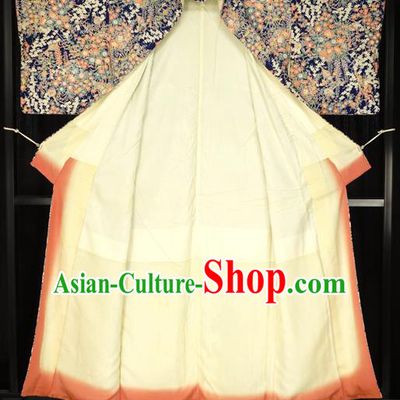 Asian Japan Furisode Kimono Formal Costume Traditional Japanese Yukata Dress for Women