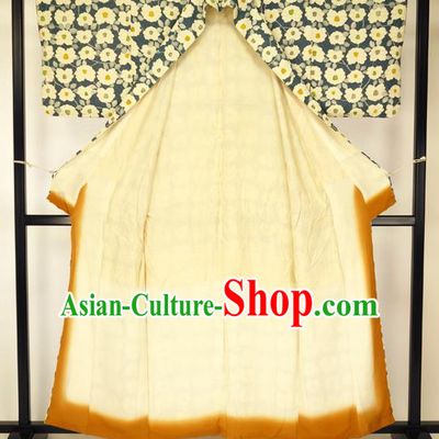 Japan Traditional Formal Kimono Costume Painted Furisode Kimonos Printing Yukata Dress for Women